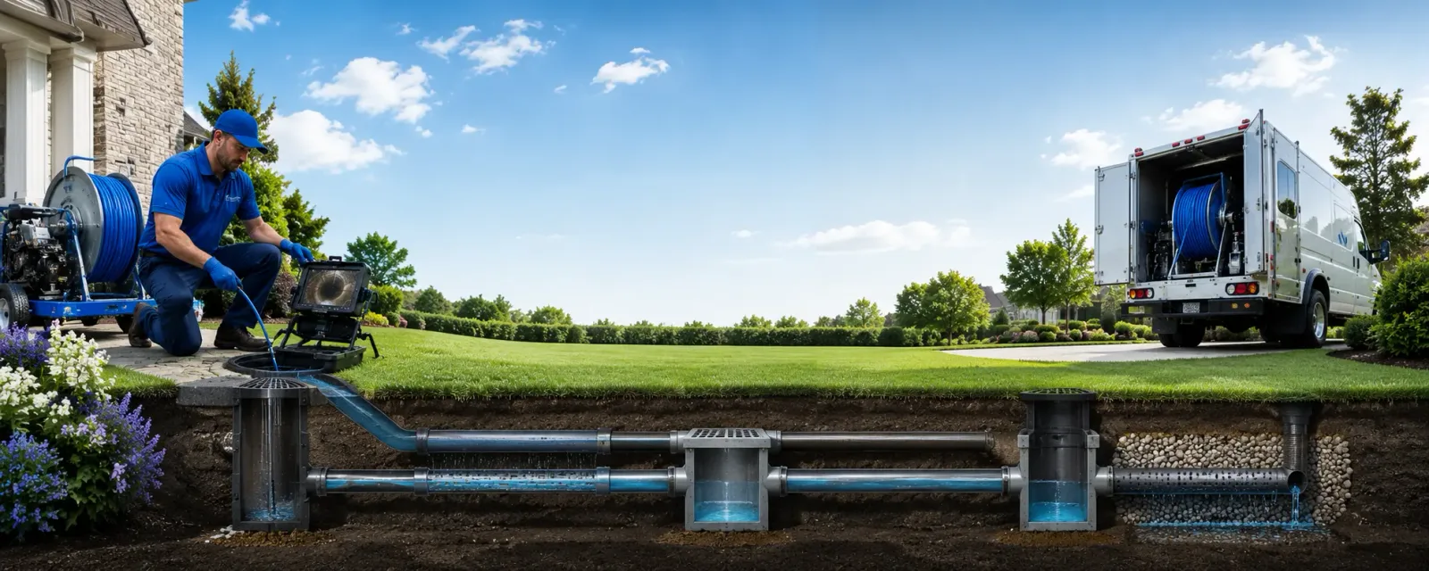 Outdoor drain cleaning information for Lake Como, PA